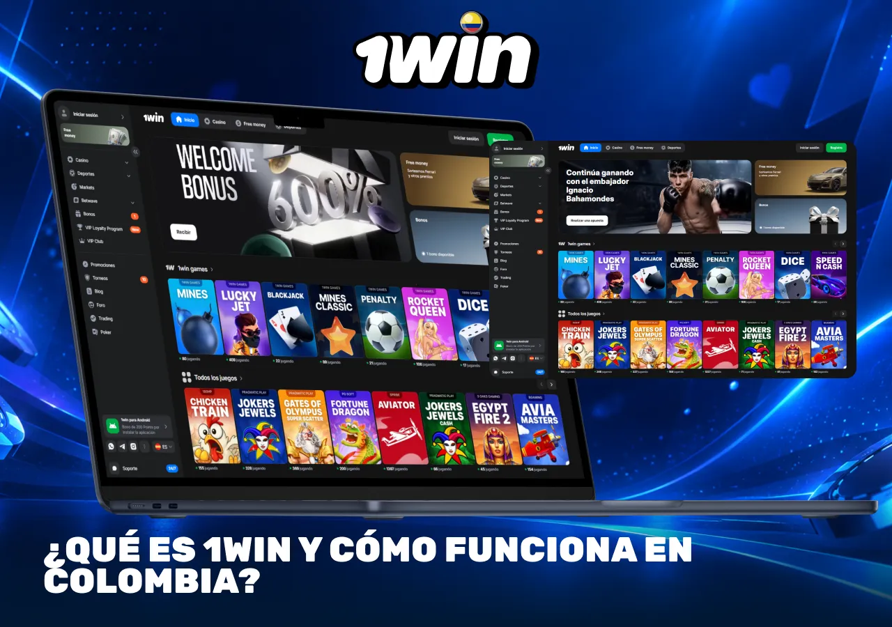 Qué es y cómo funciona en Colombia con acceso a juegos de casino y apuestas online.